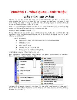 Giáo trình xử lý ảnh