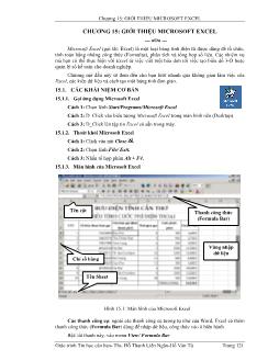 Giới thiệu microsoft excel