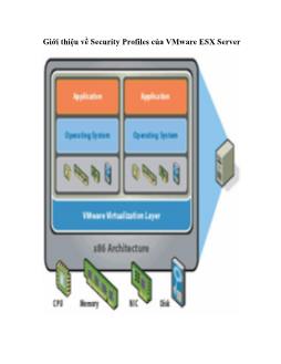 Giới thiệu về security profiles của vmware esx server