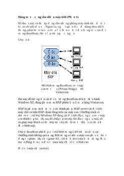 Hướng dẫn dùng một ổ cứng cho nhiều máy tính