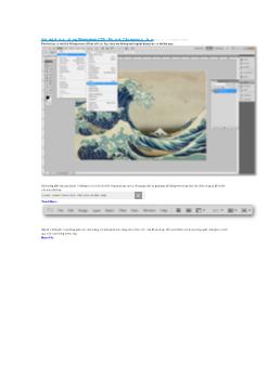 Hướng dẫn sử dụng Photoshop CS5 - Phần 4: Các menu cơ bản