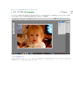 Hướng dẫn sử dụng Photoshop CS5 - Phần 5: Chỉnh sử ảnh