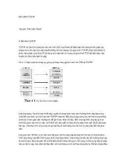 Mô hình tcp/ip