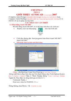Tài liệu autocad 2007