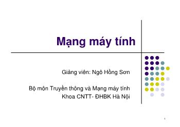 Tài liệu Mạng máy tính