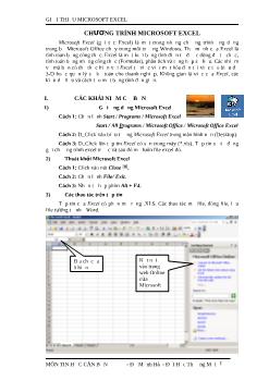 Tài liệu Microsoft Excel