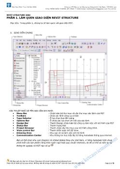 Tìm hiểu revit structure