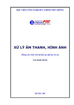 Xử lý âm thanh, hình ảnh