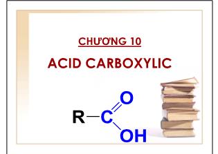 Acid carboxylic