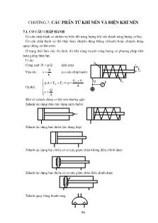 Hệ thống khí nén Chương 7: Các phần tử khí nén và điện khí nén
