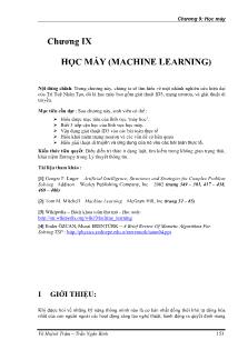Học máy (machine learning)
