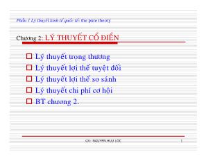 Lý thuyết kinh tế quốc tế