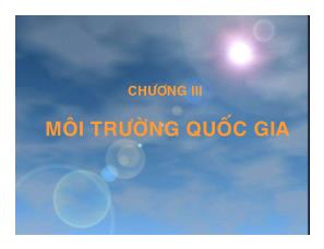 Môi trường quốc ngoại