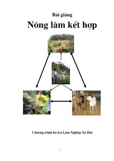 Bài giảng Nông lâm kết hợp