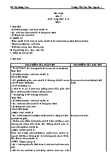 Bài giảng Cắt - Dán chữ H U tiết: 1