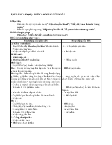 Bài giảng Điền vào giấy tờ in sẵn