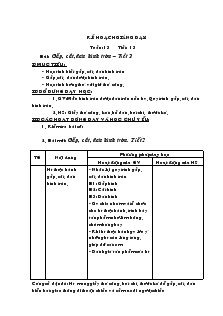 Bài giảng Gấp, cắt, dán hình tròn – Tiết 2