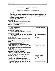 Bài giảng Học hát : bài chim chích bông