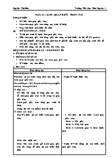 Bài giảng Làm quạt giấy tròn (tiết 3)