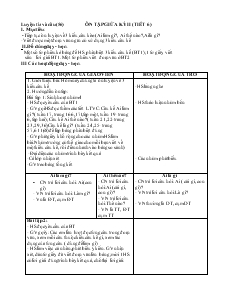 Bài giảng Ôn tập giữa kỳ 2 (tiết 6)