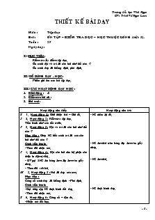 Bài giảng Ôn tập – kiểm tra đọc – học thuộc lòng (tiết 5)
