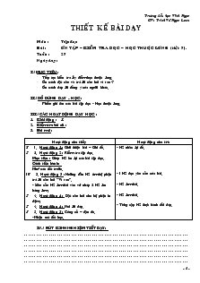 Bài giảng Ôn tập – kiểm tra đọc – học thuộc lòng (tiết 7)