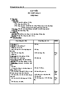 Bài giảng Tập viết ôn chữ hoa T (tiếp theo)