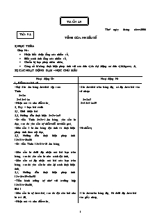 Bài giảng Tiết 91: Tổng của nhiều số