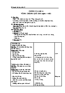 Bài giảng Vầng trăng quê em (nghe – viết)