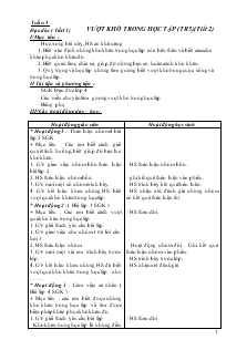 Bài giảng Vượt khó trong học tập (trang 5)(tiết 2)