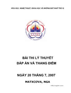 Hóa học: nghệ thuật, khoa học và những bất ngờ thú vị
