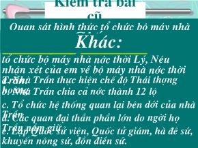Bài giảng Bài 13: Nước Đại Việt thế kỷ XIII