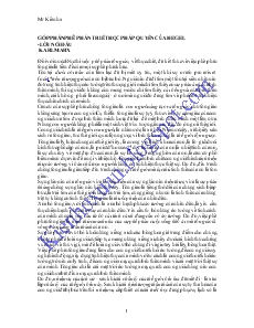 Đề tài Góp phần phê phán triết học pháp quyền của hegel
