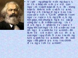 Bài tập môn triết học