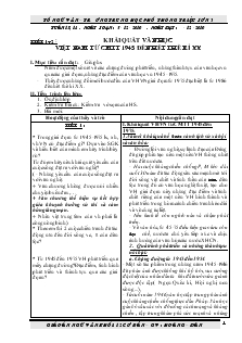 Giáo án Ngữ văn 12 học kỳ I