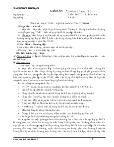Giáo án Ngữ văn 7