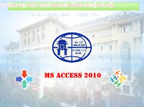 Bài giảng MS Access 2010