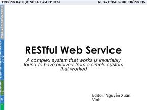 Restful Web Service