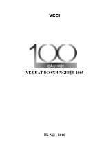 100 câu hỏi về luật doanh nghiệp 2005