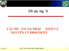 Các phương pháp đếm và nguyên lý dirichlet