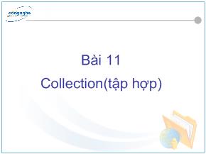 Collection (tập hợp)