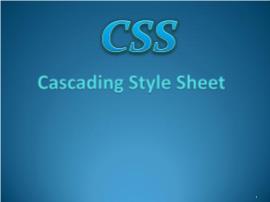 CSS cơ bản