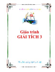 Giáo trình Giải Tích 3