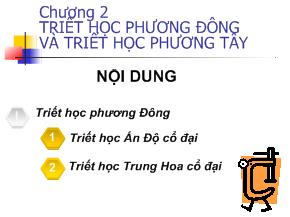 Triết học phương đông và triết học phương tây