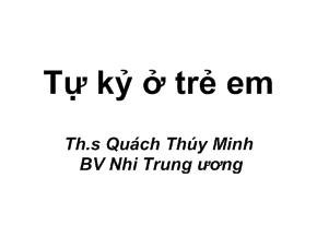 Tự kỷ ở trẻ em