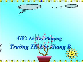 Bài giảng Bài 5: Vệ sinh thân thể