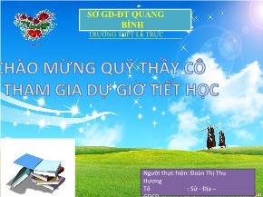 Bài giảng Tiết 44 – bài 35 vai trò, các nhân tố ảnh hưởng và đặc điểm phân bố các ngành dịch vụ