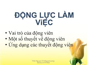 Động lực làm việc