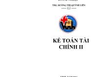 Kế toán kiểm toán - Chương II: Kế toán tài