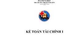 Kế toán tài chính I